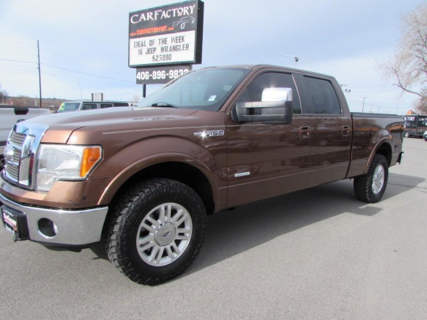 2011 Bronze /Black Ford F-150 Lariat SuperCrew (1FTFW1ETXBF) with an 3.5 Ecocoost Twin Turbo V6 engine, 6 speed automatic transmission, located at 4562 State Avenue, Billings, MT, 59101, (406) 896-9833, 45.769516, -108.526772 - Photo#0